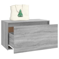 Banc d'entrée 80x40x45 cm Sonoma gris Bois d'ingénierie 537468537468