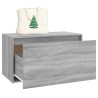 Banc d'entrée 80x40x45 cm Sonoma gris Bois d'ingénierie 537468537468