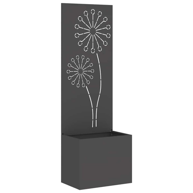 Écran de confidentialité de jardin Fretwork Noir 50 x 150 cm 537470537470