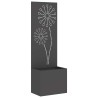 Écran de confidentialité de jardin Fretwork Noir 50 x 150 cm 537470537470