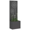 Écran de confidentialité de jardin Fretwork Noir 50 x 150 cm 537470537470