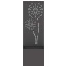 Écran de confidentialité de jardin Fretwork Noir 50 x 150 cm 537470537470