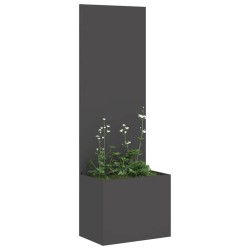 Écran de confidentialité de jardin Fretwork Noir 50 x 150 cm 537472537472