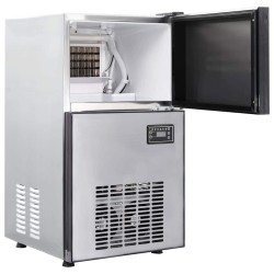 Fabricant de cubes de glace avec porte Argenté 43 x 40 x 71 cm 537474537474