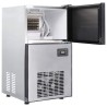 Fabricant de cubes de glace avec porte Argenté 43 x 40 x 71 cm 537474537474