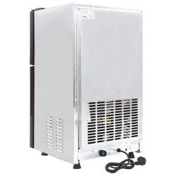 Fabricant de cubes de glace avec porte Argenté 43 x 40 x 71 cm 537474537474