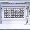 Fabricant de cubes de glace avec porte Argenté 43 x 40 x 71 cm 537474537474