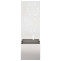 Écran de confidentialité de jardin Fretwork Argent 50 x 150 cm 537475537475