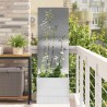 Écran de confidentialité de jardin Floral Argent 50 x 150 cm 537477537477