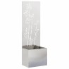 Écran de confidentialité de jardin Floral Argent 50 x 150 cm 537477537477