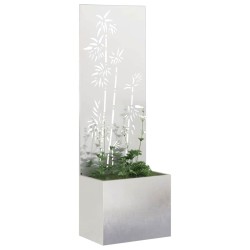 Écran de confidentialité de jardin Floral Argent 50 x 150 cm 537477537477