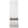 Écran de confidentialité de jardin Floral Argent 50 x 150 cm 537477537477
