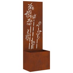 Écran de confidentialité de jardin Floral Rouillé 50 x 150 cm 537478537478