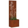 Écran de confidentialité de jardin Floral Rouillé 50 x 150 cm 537478537478