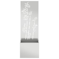 Écran de confidentialité de jardin Floral Argenté 50 x 150 cm 537479537479
