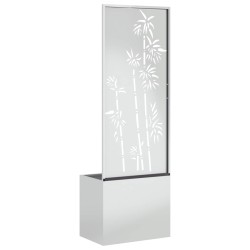 Écran de confidentialité de jardin Floral Argenté 50 x 150 cm 537479537479