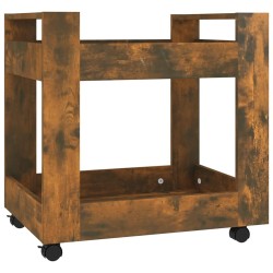 Chariot de bureau Chêne fumé 60x45x60 cm Bois d'ingénierie 537480537480