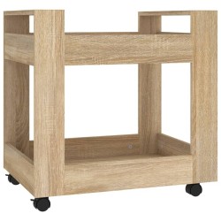 Chariot de bureau Chêne sonoma 60x45x60 cm Bois d'ingénierie 537481537481