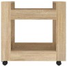 Chariot de bureau Chêne sonoma 60x45x60 cm Bois d'ingénierie 537481537481