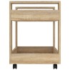 Chariot de bureau Chêne sonoma 60x45x60 cm Bois d'ingénierie 537481537481