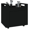 Chariot de bureau Noir 60x45x60 cm Bois d'ingénierie 537482537482