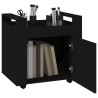 Chariot de bureau Noir 60x45x60 cm Bois d'ingénierie 537482537482