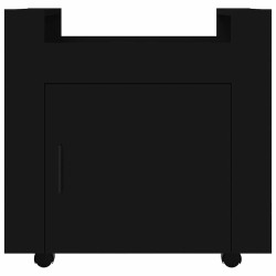 Chariot de bureau Noir 60x45x60 cm Bois d'ingénierie 537482537482