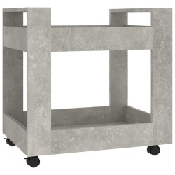 Chariot de bureau Gris béton 60x45x60 cm Bois d'ingénierie 537483537483