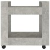 Chariot de bureau Gris béton 60x45x60 cm Bois d'ingénierie 537483537483