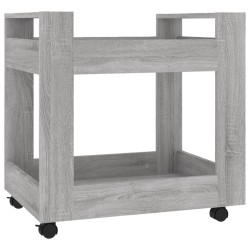 Chariot de bureau Sonoma gris 60x45x60 cm Bois d'ingénierie 537484537484