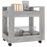 Chariot de bureau Sonoma gris 60x45x60 cm Bois d'ingénierie 537484537484