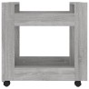 Chariot de bureau Sonoma gris 60x45x60 cm Bois d'ingénierie 537484537484