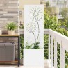 Écran de confidentialité de jardin Fretwork Blanc 50 x 150 cm 537485537485
