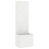 Écran de confidentialité de jardin Fretwork Blanc 50 x 150 cm 537485537485