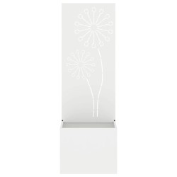 Écran de confidentialité de jardin Fretwork Blanc 50 x 150 cm 537485537485
