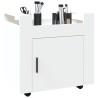 Chariot de bureau Blanc 60x45x60 cm Bois d'ingénierie 537486537486