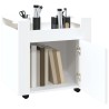 Chariot de bureau Blanc 60x45x60 cm Bois d'ingénierie 537486537486