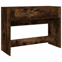 Table console Chêne fumé 100x39x75 cm Bois d'ingénierie 537487537487