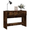 Table console Chêne fumé 100x39x75 cm Bois d'ingénierie 537487537487