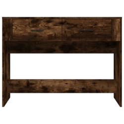 Table console Chêne fumé 100x39x75 cm Bois d'ingénierie 537487537487