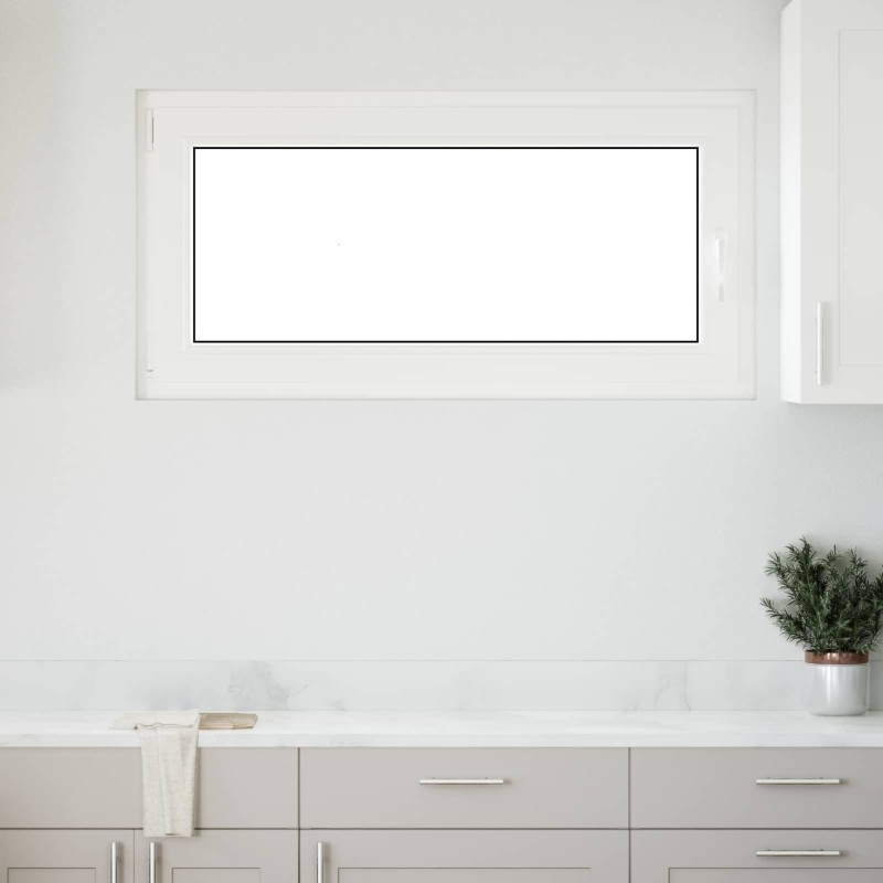Fenêtre de sous-sol RISOR Blanc 120 x 60 cm PVC et verre 537492537492