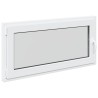 Fenêtre de sous-sol RISOR Blanc 120 x 60 cm PVC et verre 537492537492