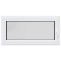 Fenêtre de sous-sol RISOR Blanc 120 x 60 cm PVC et verre 537492537492