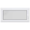 Fenêtre de sous-sol RISOR Blanc 120 x 60 cm PVC et verre 537492537492