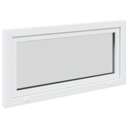 Fenêtre de sous-sol RISOR Blanc 120 x 60 cm PVC et verre 537492537492