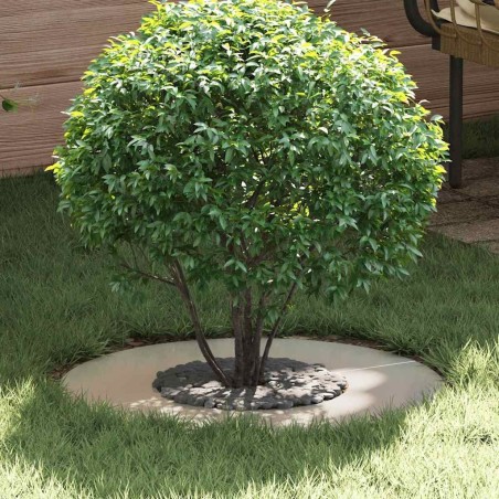 adapté pour anneaux d'arbre plats 5 pcs Argent Ø30 / 60 cm 537493537493