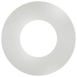 adapté pour anneaux d'arbre plats 5 pcs Argent Ø30 / 60 cm 537493537493