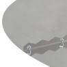 adapté pour anneaux d'arbre plats 5 pcs Argent Ø30 / 60 cm 537493537493