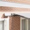 Cadre d'auvent avec Anthracite 3,5 x 2,5 m Aluminium 537502537502