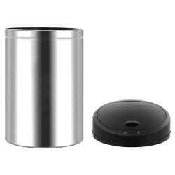 Corbeilles à papier Noir Acier inoxydable 537508537508